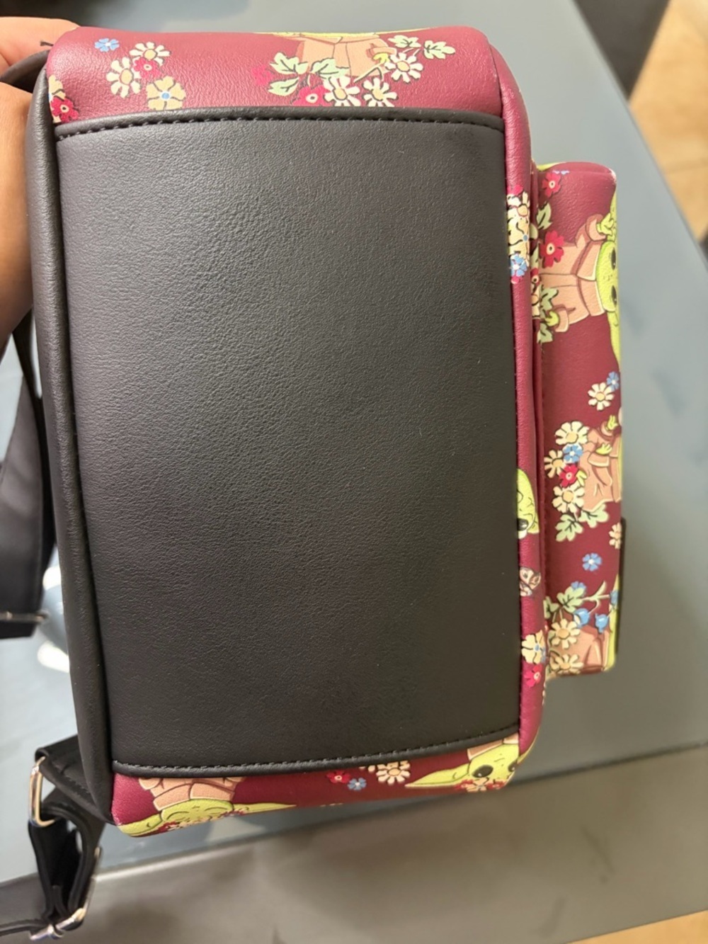 Loungefly Star Wars Grogu & Flowers Mini Backpack - Picture 7 of 13